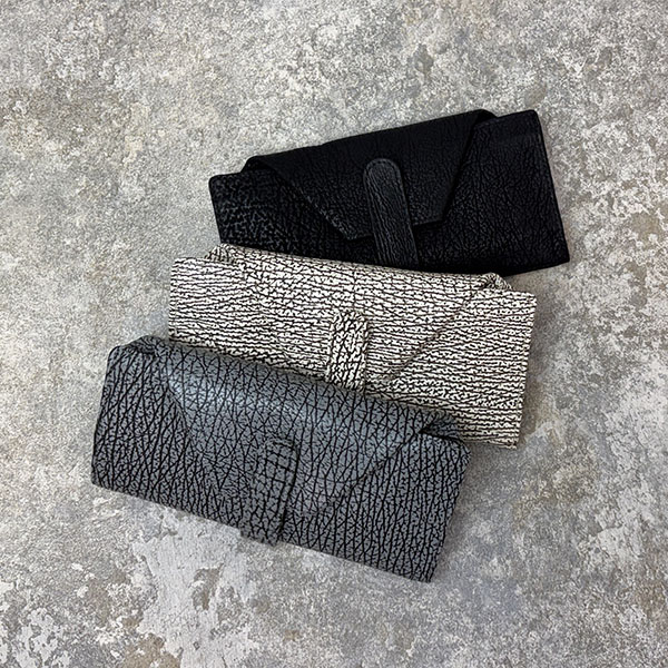 サメ革ギャルソン長財布