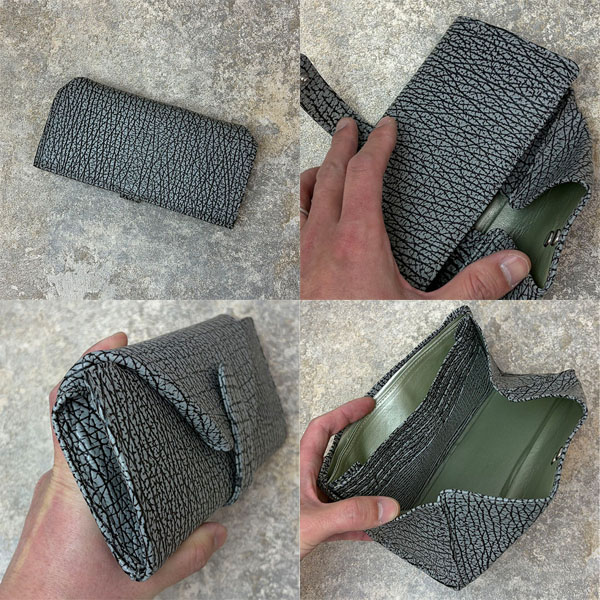 サメ革ギャルソン長財布