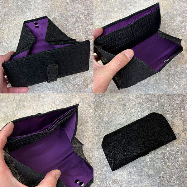 サメ革ギャルソン長財布