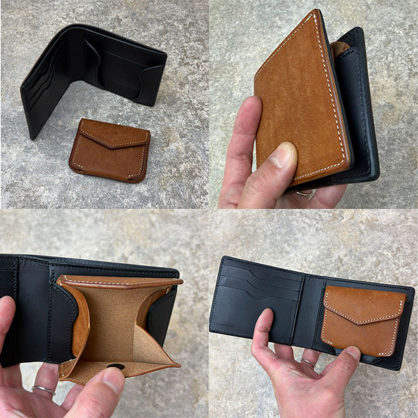 脱着式二つ折り財布