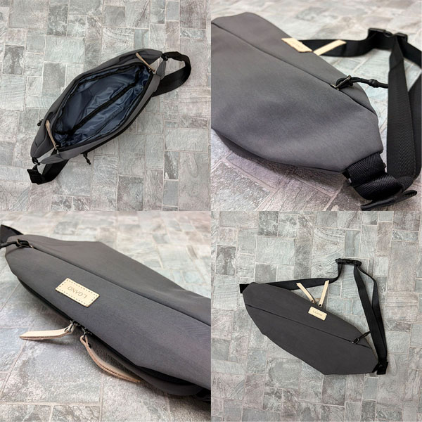 撥水軽量ウエストバッグ