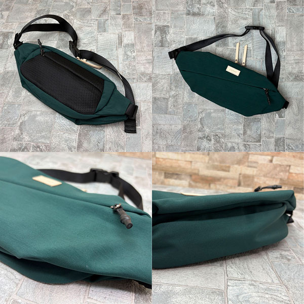 撥水軽量ウエストバッグ