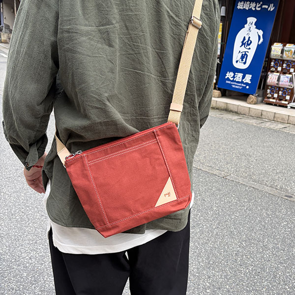 【豊岡鞄】ARMY CANVASサコッシュ