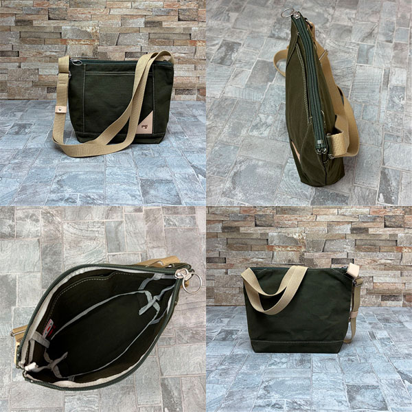 【豊岡鞄】ARMY CANVASサコッシュ